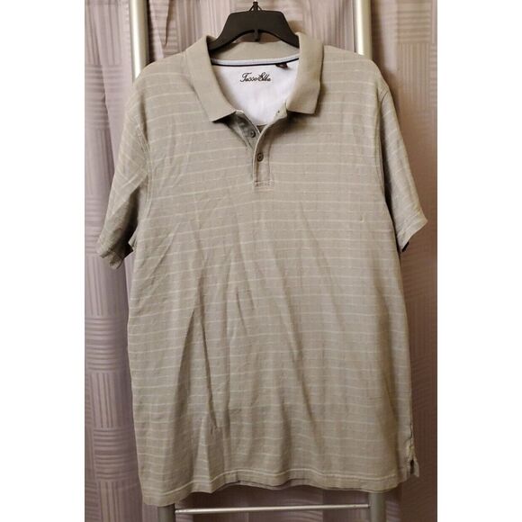 Tasso Elba Shirt Mens X Large Green Polo Short Sleeve Pullover Golf - Picture 2 of 4